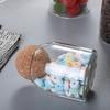 Pote de Vidro Transparente de Alto Borossilicato Resistente a Altas Temperaturas Pote de Armazenamento Pote para Grãos Pote de Chá com Rolha