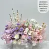 Arranjos de Flores Artificiais Rosas para Casamentos, Decorações de Casamento, Montagem de Cenário de Casamento, Arte Floral e Arranjos de Flores para Corredor