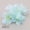 Flor de cerejeira de flor artificial, flor artificial, bola de flores decorativas, arranjo de flores de parede, cabeça de flor, casamento hotel rattan material, cabeça de flor de seda