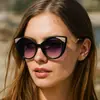 Nuevas Gafas de Sol de Moda Europeas y Americanas con Forma de Serpiente en las Patillas, Gafas de Sol de Alta Gama, Personalidad, Ojo de Gato Tendencia, Gafas Transfronterizas