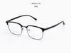 Marco Grande Cara Grande Marco Cuadrado de Aleación Moda Gafas de Marco de Ceja para Hombres de Negocios Se Pueden Equipar con Miopía Ultraligeras y Simples