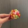 Bonita pinza para el pelo con forma de flor para niña, accesorio para el pelo de estilo coreano, pinza para el pelo para mujer, girasol colorido, accesorios de ropa DIY, tocado hecho a mano