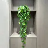 Amazon Vime de Eucalipto Artificial Mandala Planta Suspensa Folhagem Videira Decoração de Casa Galho Único