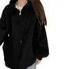 Sudadera con Cremallera y Diseño Único para Comercio Exterior Transfronterizo Otoño e Invierno, Nueva Sudadera con Capucha Estilo Americano, Cardigan con Cremallera de Moda