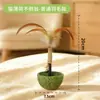 Daruma de Gato Juguete para Gato Pluma Autoentretenimiento Artefacto de Descompresión Palo Masticador para Lombriz de Madera Hierba Gatuna Palo para Provocar Gatitos