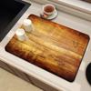 Alfombrilla de secado para fregadero de cocina con veta de madera transfronteriza, alfombrilla de mesa de tierra de diatomeas, alfombrilla antideslizante, alfombrilla absorbente para secado de mesa de café, alfombrilla de aislamiento térmico