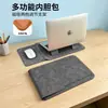 Funda para Portátil 14 pulgadas Adecuada para Apple, Huawei, Lenovo Estuche Protector Vertical de Cuero con Soporte y Bolsillo de Almacenamiento