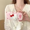 Lindo Flip Bow Kt Cat para Apple 16 Phone Case iPhone15promax Cartoon 14 Stereo 13
