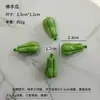 Modelo de Simulación de Verduras Mini Juguete de Comida Materiales para Casa de Muñecas Accesorios de Resina Pasador Hecho a Mano Decoraciones Adornos Cabeza de Ajo