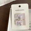 Nuevos pasadores de pelo, horquillas, pinzas laterales y pinzas para flequillo infantiles con diseño de cuadros florales de encaje de colores