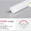 Luz lineal LED, lámpara lineal, ranura de luz empotrada, canal de aluminio, luz lineal en forma de U montada en superficie y oculta, luz lineal de aleación de aluminio