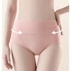 Ropa interior de algodón puro de plástico ligero de cintura alta para mujer, talla grande, cómoda, transpirable, para abdomen y cadera, que no se ajusta a la cadera ni a la entrepierna.