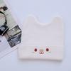Gorro de Punto con Orejas de Gato para Niñas de Cabeza Grande, Sombrero de Luna, Moda Coreana, Cálido para la Cara, Pequeño Jersey, Gorro para el Frío, Sombrero de Otoño e Invierno