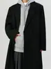 Chegada Nova Inverno 2026 Casaco de Lã de Comprimento Médio Marca Tendência Masculina Estilo Coreano High-End Solto Casual Versátil Outerwear