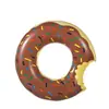 Anillo de natación creativo de dona anillo de natación de sandía para niños dibujos animados inflable para salpicar agua boya salvavidas rojo de moda con natación linda