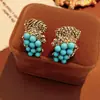 Pendientes Vintage de Plata con Diseño de Hoja Incrustada de Diamantes, Moda Retro, Pendientes de Alta Gama, Pendientes de Diseño de Nicho