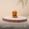 Versión Q Lindos Doce Animales del Zodiaco Pieza de Mano Madera Maciza Madera de Tuya Talla de Madera Animal Portátil Pequeño Adorno Wenwan de Mano