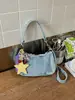 Bolso de Hombro de Mezclilla de Diseño Nicho Coreano para Mujer 2026 Modelo Nuevo para el Trabajo y los Viajes Pequeño Bolso de Mano Bolso Cruzado de Hombro Único