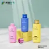 Em estoque: Garrafas vazias transparentes âmbar de PET com tampa de rosca e rolhas internas de PE, adequadas para viagens e uso portátil, para dispensar séruns, loções e cosméticos
