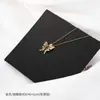 Collar de mariposa transfronterizo acero de titanio no se decolora joyería para mujer cadena para clavícula versátil ins aleación de alta calidad nicho colgante