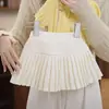 Estilo Coreano Niña 2026 Verano Nuevo Dulce y Elegante Punto Polo Manga Corta Versátil Falda Plisada Conjunto de Dos Piezas Moderno