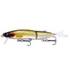 Señuelo Transfronterizo Multi-Sección Pez Biónico Señuelo Duro 12cm Flotante y Sumergible Set de Señuelos de Pesca 10 Colores Equipo de Pesca
