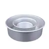 Molde Desmontable para Pastel de Chifón Pulgada por Pulgada Redondo Anodizado en Forma de Corazón para Hornear en Casa