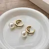 Brincos Únicos de Pérola Antiga Retro de Saturno para Mulheres, Alto Padrão, Leves e Luxuosos, Brincos de Dupla Utilização, Brincos Elegantes