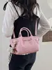 Simple y Elegante, Moderno y de Alta Gama, de un Solo Hombro, Cruzado, de Mano, Elegante y Versátil, Piel, Bolso Nube para Mujer Invierno 2025