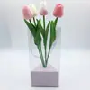 Caixa Triangular Transparente para Flores de Pet para o Dia da Mulher, Dia das Mães, Dia dos Professores, Dia dos Namorados e Caixas de Presente para Flores