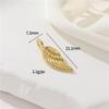 Colgante de collar de oro de 14 quilates Zhongxing europeo y americano, alas de ángel, colgante de pulsera, manchar viejo, accesorios de joyería DIY
