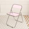 Silla Transparente Silla Plegable de Acrílico Silla para Foto Red Social Uña Foto Taburete Estilo Ins Foto Cristal Vela Excelente