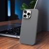 Funda de cuero para teléfono móvil Apple 16promax para iPhone15 no se pega huella dactilar cuero funda blanda 14 sensación de metal desnudo