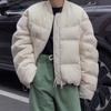 Chaqueta de Algodón Acolchada de Invierno para Mujer, Corta y Holgada, Moda 2026 Versátil Grueso Abrigo de Algodón