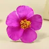 Destaque Novo Modelo Cerca de 10cm Flor de Hibisco Simulada Presilha de Cabelo Adorno de Cabeça Flor Colorida Maiô Viagem Praia Foto Acessórios de Cabelo