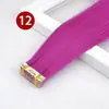 Extensiones de Cabello de Colores, Mechas, Extensiones de Cabello Lisas, Extensiones de Cabello Sin Costuras, Extensiones de Cabello de Colores para Colgar en la Oreja