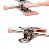 Percha para pantalones, uso doméstico, fuerte y sin marcas, se puede usar como pinza para ropa o pinza para calcetines, adecuada para ropa estilo JK, ancho ajustable