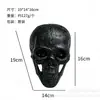Decoraciones de calaveras para el suelo de Halloween, decoraciones de césped de terror, montaje de escenas para casa embrujada y sala de escape, juego de tres piezas de decoraciones de calaveras