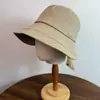 Sombrero de Pescador de Gama Alta con Protección Solar para Mujer, Hace que la Cara Parezca Más Pequeña, Sombrero de Cubo Delgado y Transpirable de Verano, Sombrero Plegable de Moda