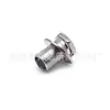 Tuerca de arandela hexagonal para botón de cuerda de guitarra de baquelita completamente cerrada, casquillo de tuerca hexagonal, barril de tornillo negro/dorado/Cromo