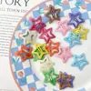 Pinza para el pelo de estrella de cinco puntas Colorida Dopamina Y2K Estrella Pinza Lateral Pinza para el Pelo Pinza Bb Pinza para el Flequillo de Niños Pinza para el Pelo Personalizada