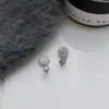 Presilhas de Orelha Rosa Delicadas com Zircônia Incrustada, Pequenas e Requintadas, Brincos Versáteis para Roupas de Trabalho, Estilo Quente 2025, Acessórios, Suporta Lotes Mistos