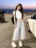 Shorts de Marca Tendência Verão Jovem High-End Unissex Calças Cropped Wide-Leg Soltas Emagrecimento Cintura Alta Shorts para Casal