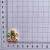 Novo Natal dos desenhos animados diversão infantil diy creme cola caseiro celular shell hairpin cabeça corda jóias acessórios de resina