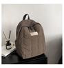 Mochila con chaqueta acolchada de algodón transfronteriza 2024 nueva fresca bolso de hombro estilo japonés simple casual ligero impermeable