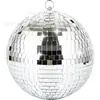 Bola de Espejo Disco de Bar Bola Láser de Boda Bola Reflectante Colgante para Escenario Ktv Bola de Luz de Vidrio Bola de Espejo Plateada