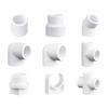 Liansu Ppr Blanco Recto/Codo/Tee 4 Puntos 20 25 32 Rosca Interna Dientes Externos Reductor Caja Tarjeta Wholesale