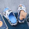 Pantuflas de Verano Transpirables de Dos Colores con Punta Abierta y Suela Gruesa para Hombre, Sandalias de Playa de Moda para Exteriores que se Sienten como Caminar sobre Mierda