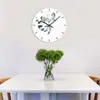 Reloj de pared acrílico simple nórdico moderno reloj silencioso Zorro generación al por mayor Amazon superventas explosiones