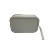 Bolsa de maquillaje de silicona, bolsa impermeable portátil para almacenamiento de cuidado de la piel, neceser de viaje para lápiz labial, brochas de maquillaje, tarjeta de identificación y monedas
